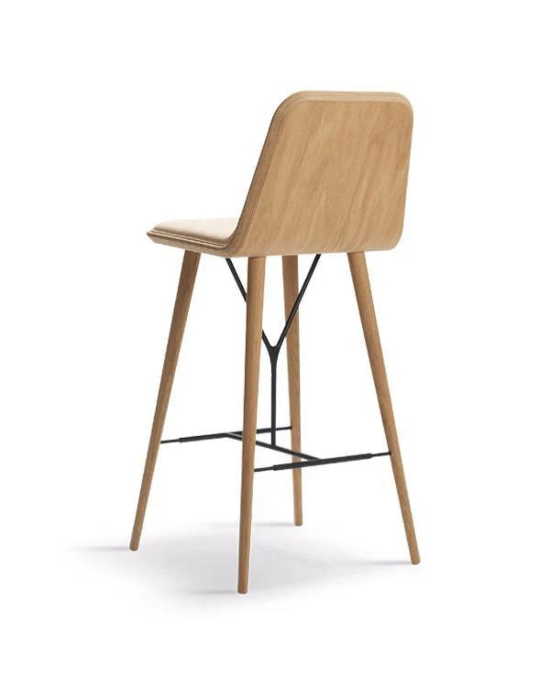Spine Barstool with Back - Pure Design House
